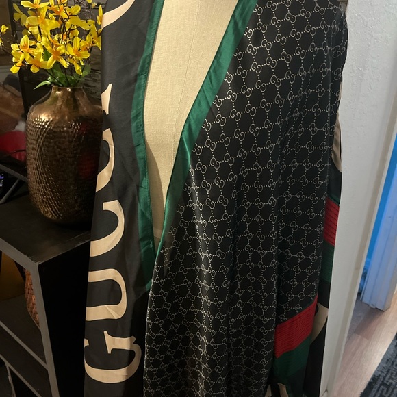 NWT Gucci  long ankle length duster, also known as Kimono. - Picture 6 of 10